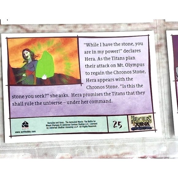 Hercules & Xena The Battle Of Mount Olympus Collectible Trading Card Bundle 19-2 - Picture 8 of 16